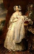 Franz Xaver Winterhalter Portrait of Helena of Mecklemburg France oil painting artist